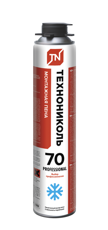 Пена монтажная профессиональная ТЕХНОНИКОЛЬ 70 зимняя, 1000мл
