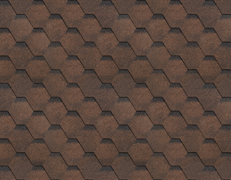 Гибкая черепица ТЕХНОНИКОЛЬ Оптима Соната, Коричневый