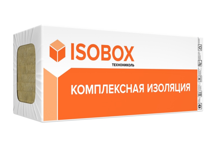 Утеплитель Изобокс Инсайд 1200х600х50 мм, 12 шт/уп, 8,64 м²