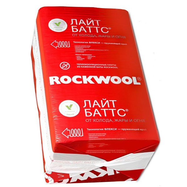 Утеплитель Rockwool Лайт Баттс 1000х600х50 мм, 10 шт. уп