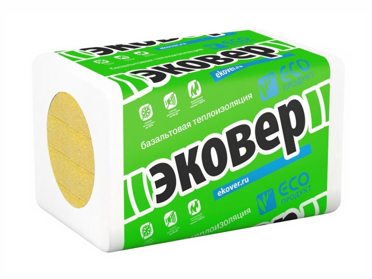 Утеплитель Эковер Кровля 1000х600х50 мм, 8 шт/уп, 4,8 м²