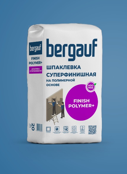 Шпаклевка Bergauf Finish Polymer 25 кг.