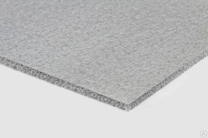 Вспененный полиэтилен Globex НПП-К 10х1300х30 Лайт, Серый