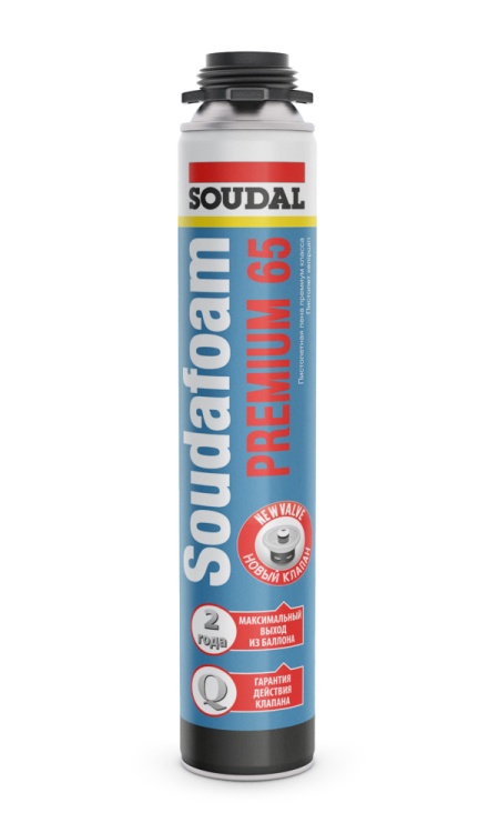 Пистолетная пена Soudal Premium 65, 820 мл