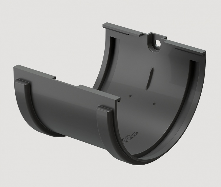 Соединитель желобов DOCKE Standard, серый