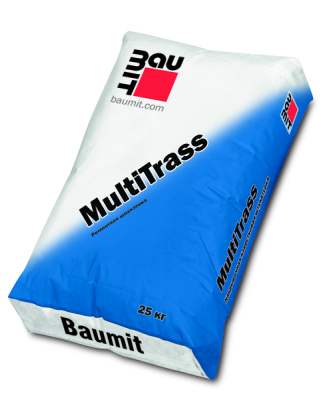 Шпаклевка фасадная Baumit MultiTrass, 25 кг