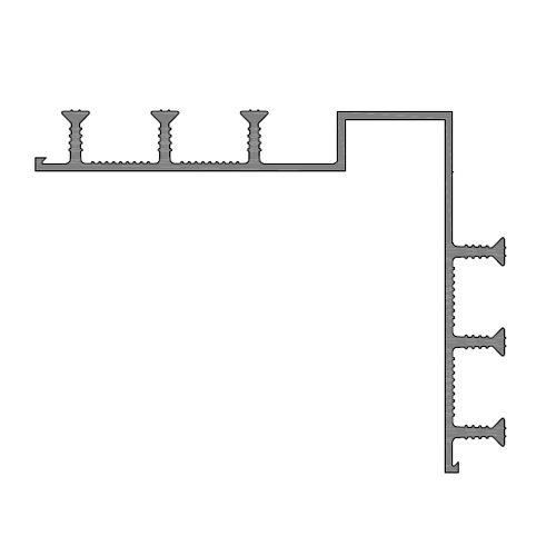 Гидрошпонка Аквастоп ДО-УГЛ-210/58-6/30 угловая ПВХ-П для деформационных швов
