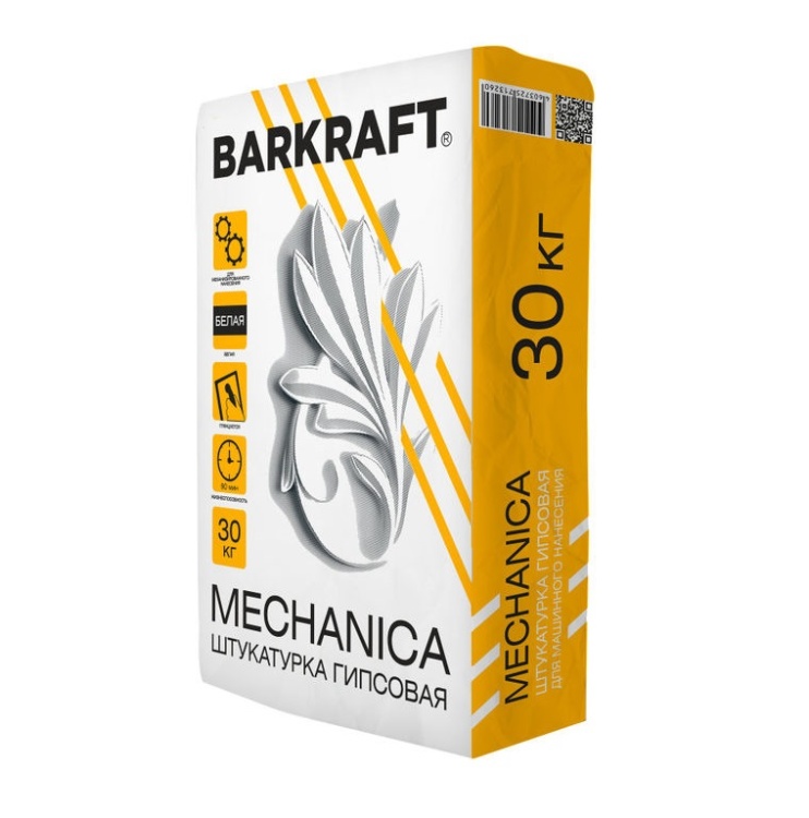 BARKRAFT Штукатурка МН MECHANICA , 30 кг/45шт