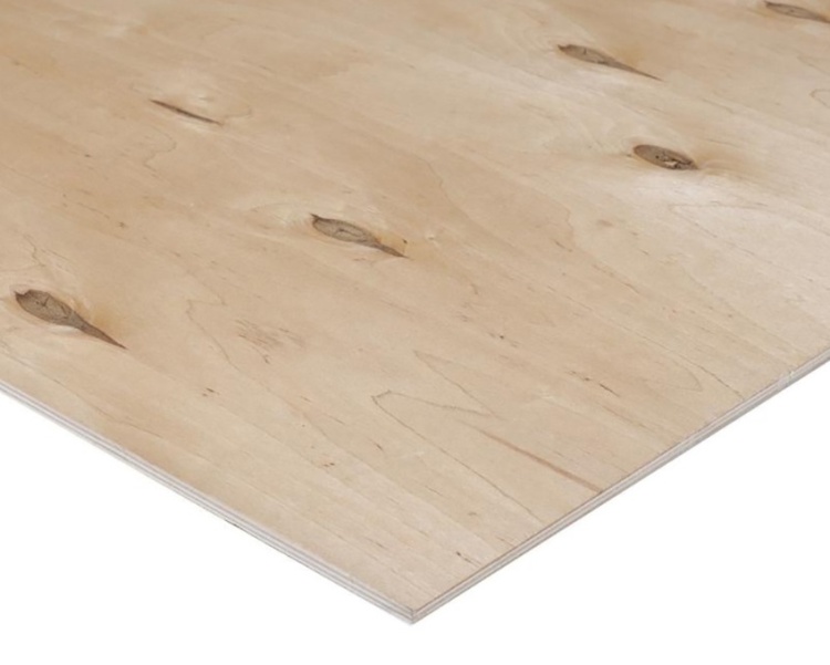 Фанера ФК 1525х1525х4мм, сорт 4/4