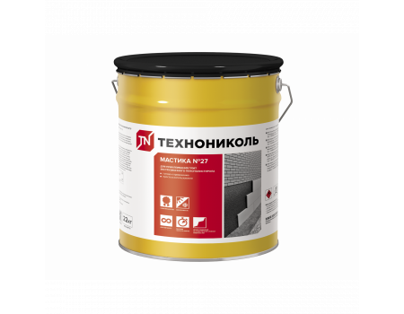 Мастика приклеивающая ТЕХНОНИКОЛЬ №27, ведро 22кг