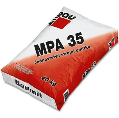 Штукатурная смесь Baumit MPA 35 Fine, 40кг