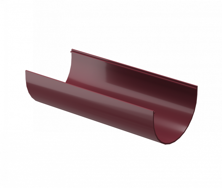 Желоб водосточный пластиковый Docke Standard 120 мм, 3 м, красный