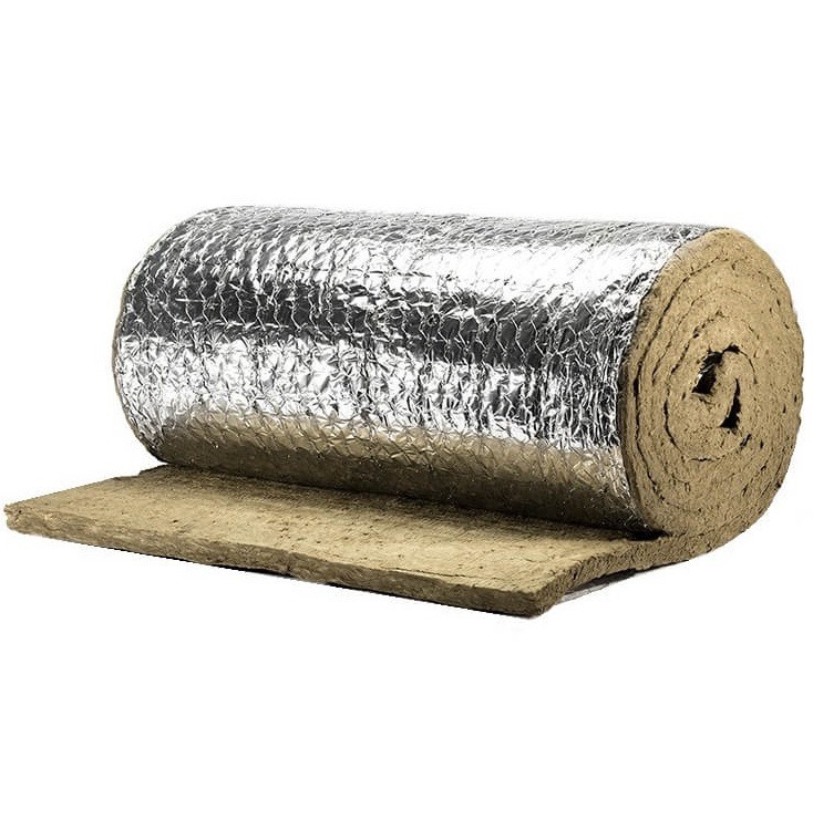 Утеплитель Rockwool Вайред Мат 105 Кашированный фольгированный 2000х1000х80 мм