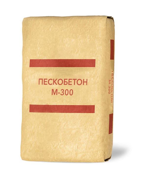 Пескобетон М-300  (25кг/56 шт)