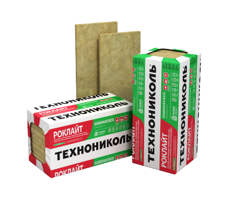 Утеплитель Технониколь РокЛайт 1200х600х50 мм, 8 шт/уп, 5,76 м²