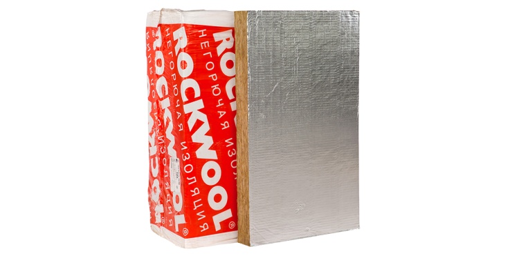 Утеплитель Rockwool ТЕХ БАТТС 75 К/Ф 1000х600х50 мм, 10 шт. уп