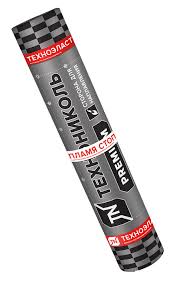 Материал кровельный наплавляемый Технониколь Техноэласт Пламя Стоп ЭКП, верхний слой, полиэфир, сланцевая посыпка, 1х10 м, 10 м²