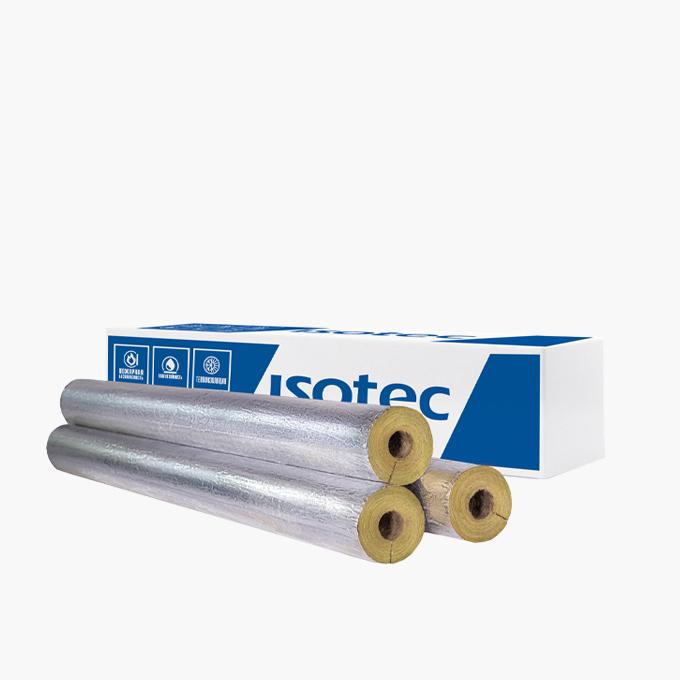 Цилиндр ISOTEC Section AL 50x89x1200 мм, кашированный алюминиевой фольгой