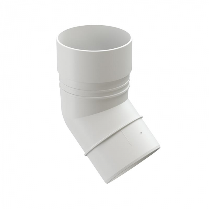 Колено трубы 72 градуса DOCKE LUX, пломбир