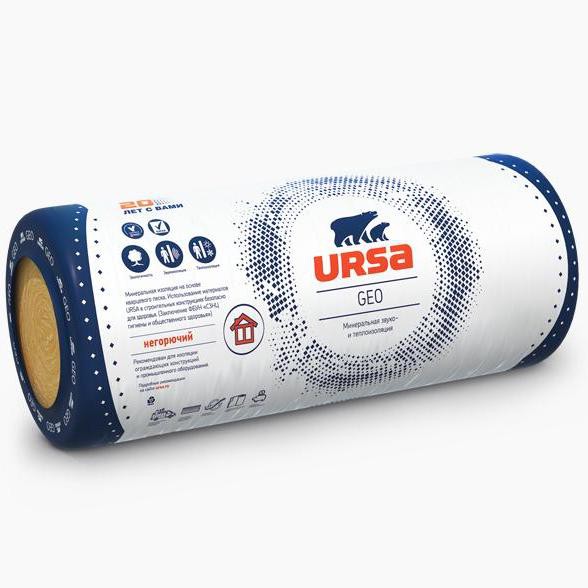 Утеплитель Ursa GEO 34 RN М-25 8000х1200х60 мм