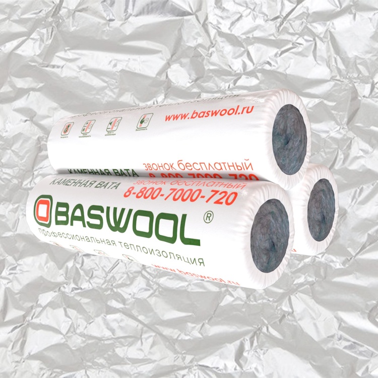 Мат прошивной BASWOOL  МП-100 (Ф) ГОСТ 21880-2011 2000х1200х100 мм