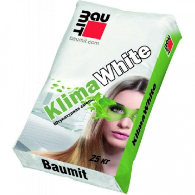 Штукатурная смесь Baumit KlimaWhite, 25кг