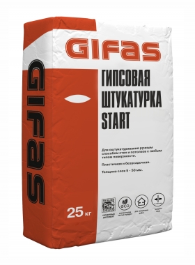 GIFAS Штукатурка гипсовая, Start Profi (30кг)