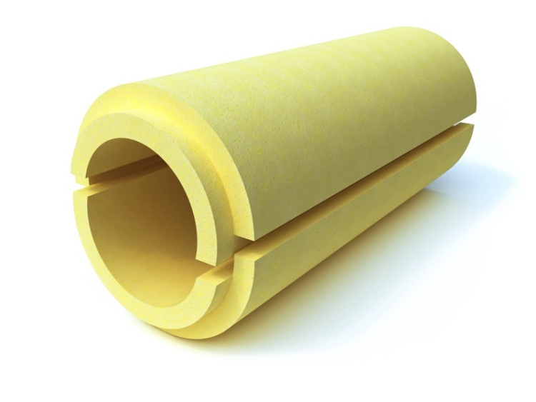 Скорлупа  для теплоизоляции труб ППУ С 1000х273х50 мм