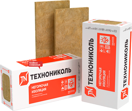 Утеплитель Технониколь ТехноВент Стандарт 1200х600х50 мм, 6 шт/уп, 4,32 м²
