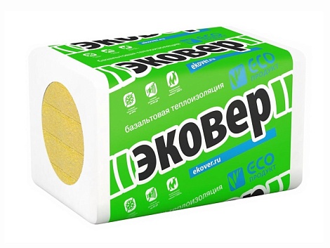 Утеплитель Эковер Вент-Фасад 90 1000х600х50 мм, 8 шт/уп, 4,8 м²