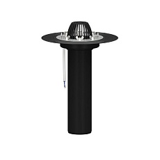 Воронка кровельная PLASTFOIL VORTEX с обогревом D=110мм, длина 350-450 мм