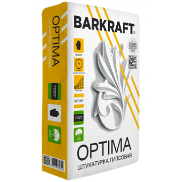 Штукатурка гипсовая Баркрафт (Barkraft) Optima, 30 кг