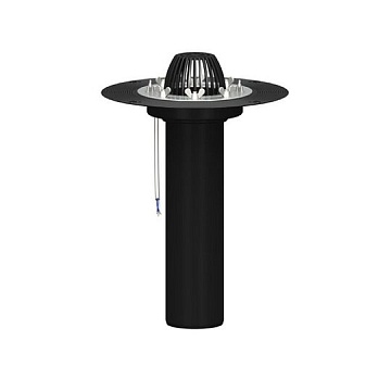 Воронка кровельная Plastfoil Vortex с обогревом D110 мм, длина 350–450 мм