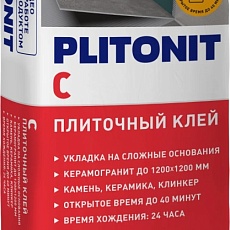 ПЛИТОНИТ С С2 ТЕ  клей для плитки по сложным основаниям 25кг/48под