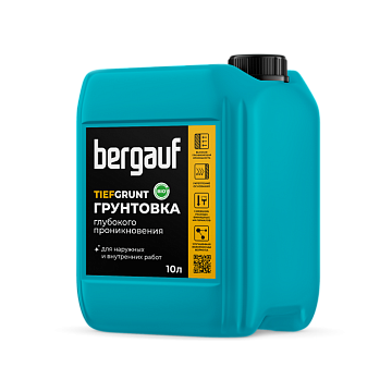 Грунтовка глубокого проникновения Bergauf (Бергауф) Tiefgrunt U, 10 л